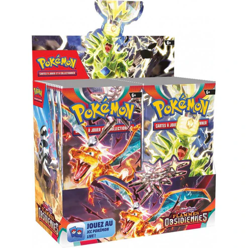 Display 36 boosters Pokémon EV03 Flammes obsidiennes