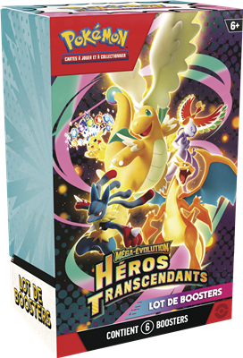 Pokemon ME Héros transcendants Bundle 6 boosters